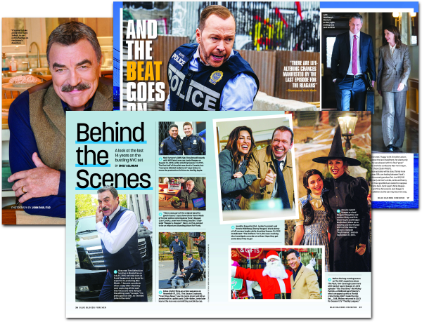 Blue Bloods Special Farewell Edition spread